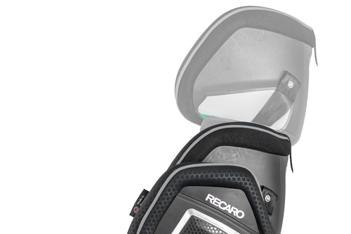 in hoogte instelbare hoofdsteun